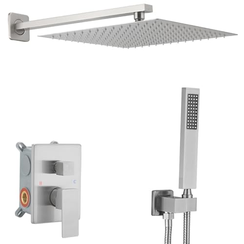 JingGang Brushed Nickel Shower System