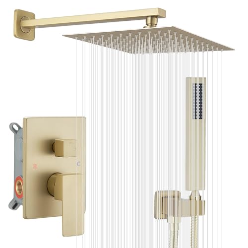JingGang Brushed Gold Shower System