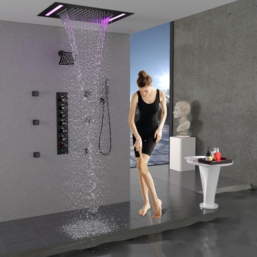 HOMEDEC Double Shower Heads Full view 2