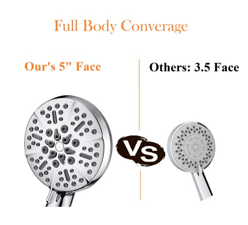 Shower Head with Handheld High view 3