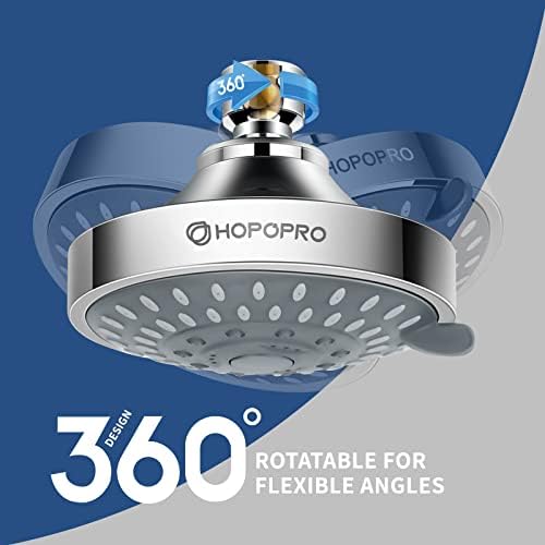 HOPOPRO 5-Mode High Pressure Shower Head 4