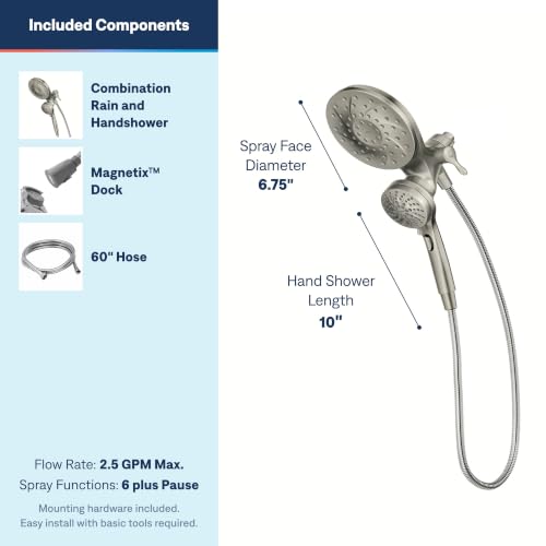 Moen 26009SRN Engage Magnetix 2-in-1 view 3