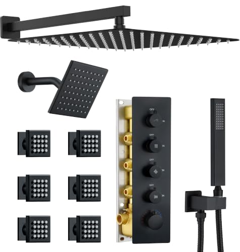 Dasan Thermostatic Dual Shower System