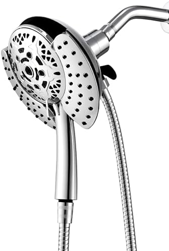 INAVAMZ Shower Head with Handheld High Pressure: Hand Held Shower Head & Rain Shower Head 2-IN-1 with 59