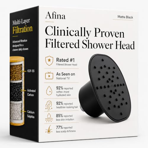 Afina Filtered Shower Head High