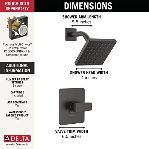 Delta Modern 14 Series Shower view 4