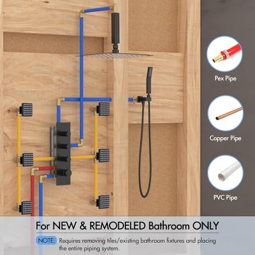 Shower System with Body Jets view 2