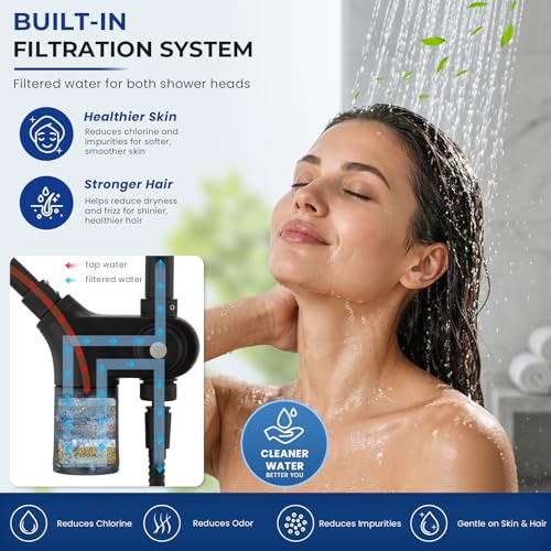 Ryamen Upgraded Filtered Shower Head view 4