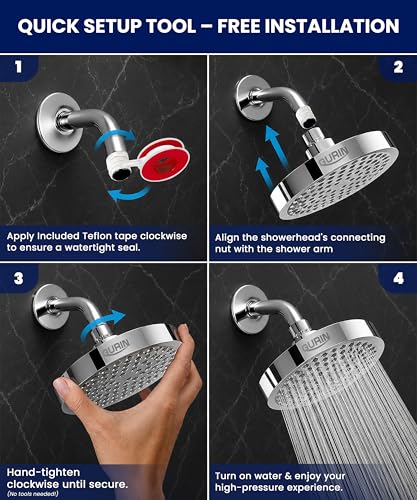GURIN Shower Head - Powerful view 4
