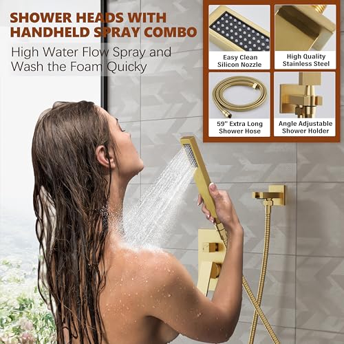 Kurpot Gold Shower System 10'' view 4