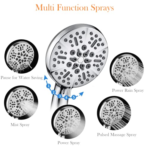 Shower Head with Handheld High view 2