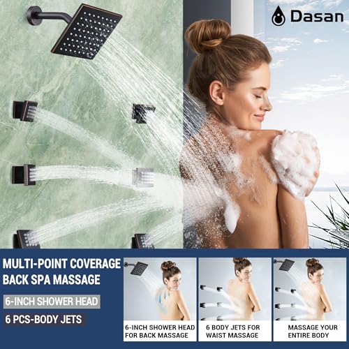 Dasan Thermostatic Dual Shower Head view 4