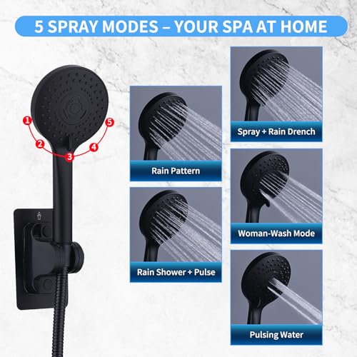 Peicuai Shower Head Combo 10-Inch view 4