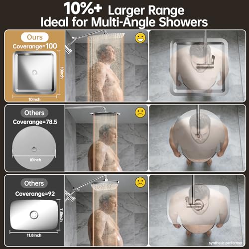 Veken All Metal 10" Shower view 4