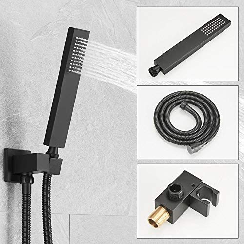 JingGang Matte Black Shower System view 4