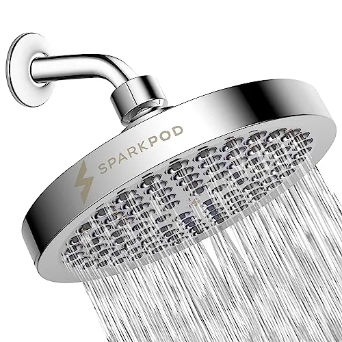 SparkPod 6-inch rain head face