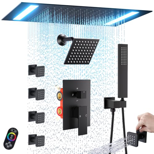 ENGA Dual Rain LED Shower
