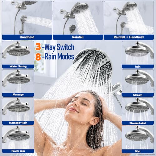 Veken Filtered Shower Head with view 4