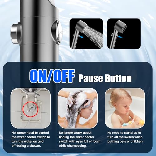 PWERAN Filtered Shower Head with view 3
