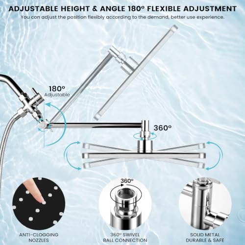RNDIOZD Shower Head with Handheld view 5