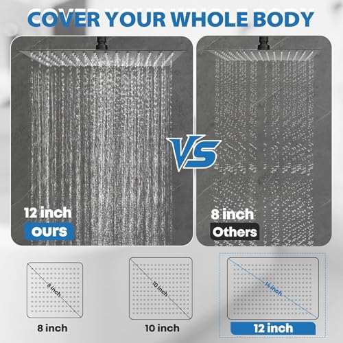 Shower Head 12”Rain Shower Head view 3