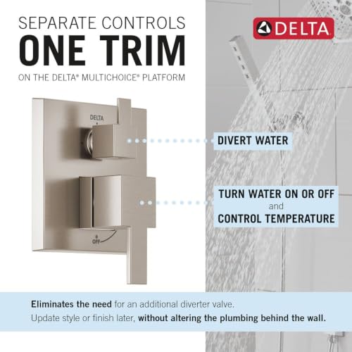 Delta Modern Square Shower System view 3