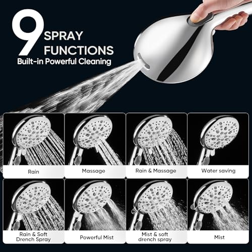 Cobbe High Pressure Shower Head view 4