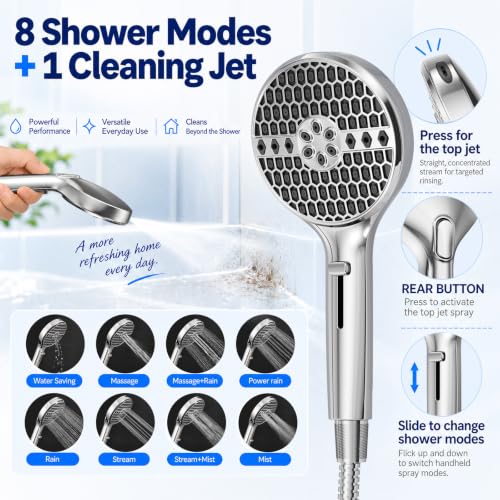 Veken Filtered Shower Head with view 5