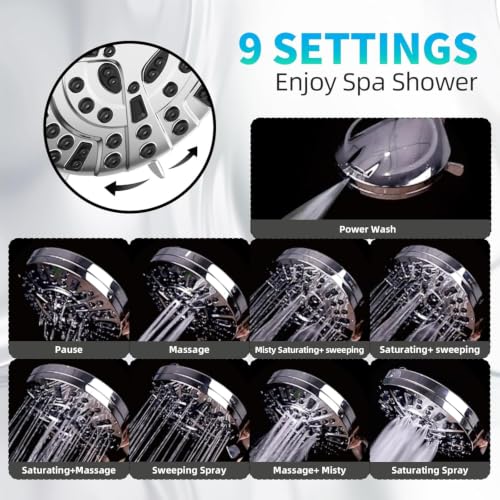 Shower Head 10 Functions High view 4