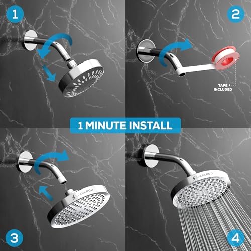 SparkPod shower head packaging