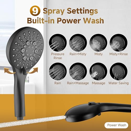 BRIGHT SHOWERS Rain Shower Head view 3