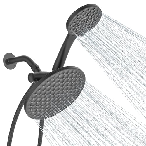 dual shower head with handheld