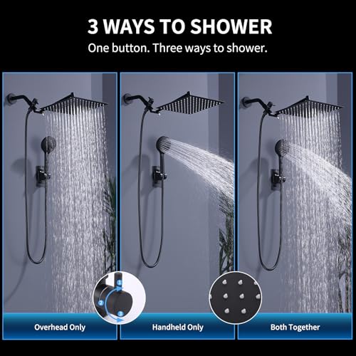 Peicuai Shower Head Combo 10-Inch view 5