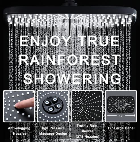 High Pressure Rain Shower Head: view 3