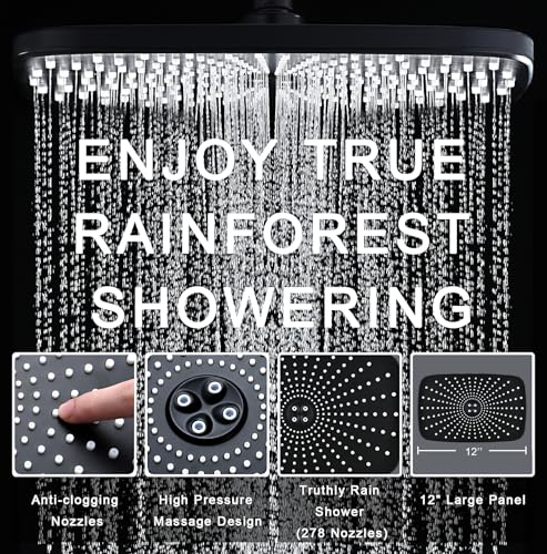 12" High Pressue Rain Shower view 5