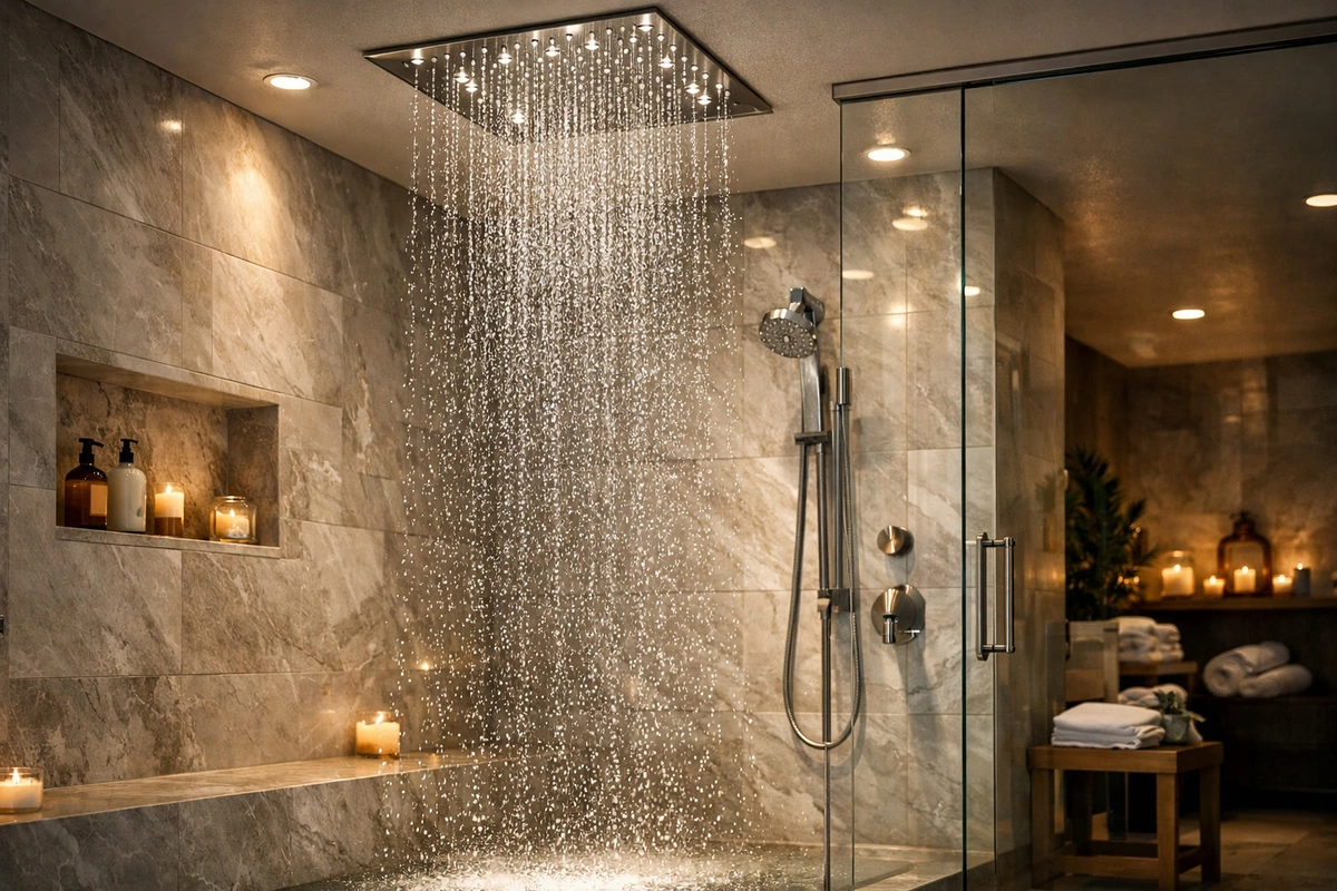 Best shower heads of 2026 — 7 expert-tested picks displayed in a modern bathroom setting
