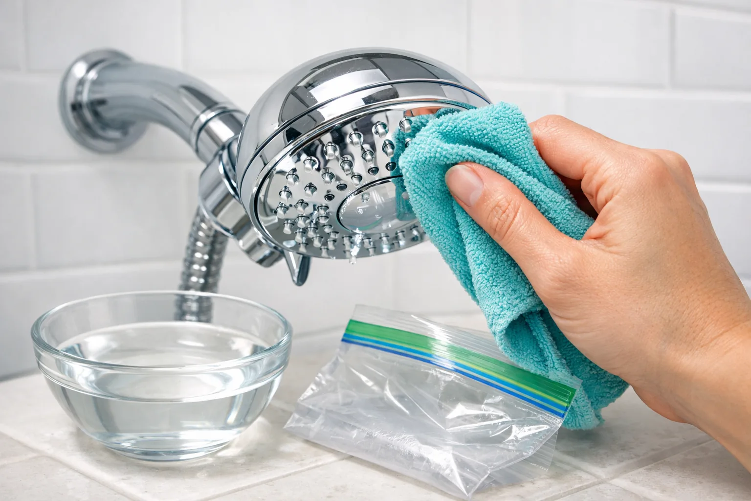 How to clean a shower head - 5 easy methods to remove mineral buildup and restore water pressure