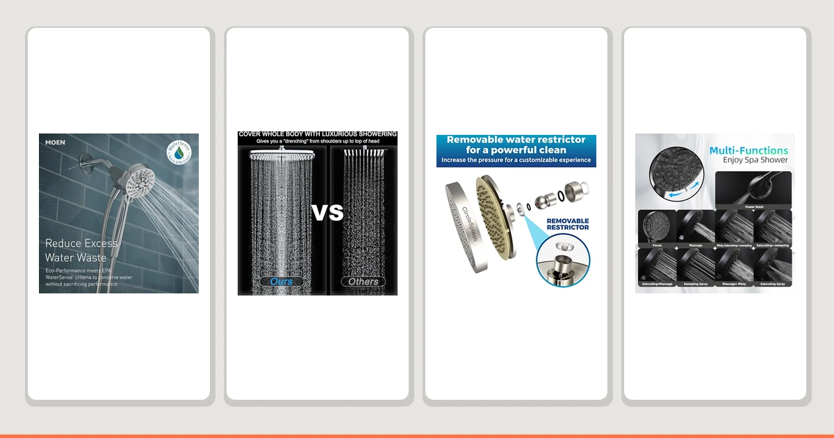 Shower Head Buying Guide comparison