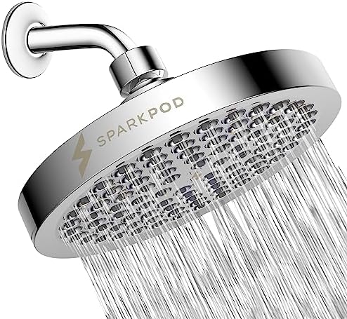 SparkPod Rain Shower Head side angle