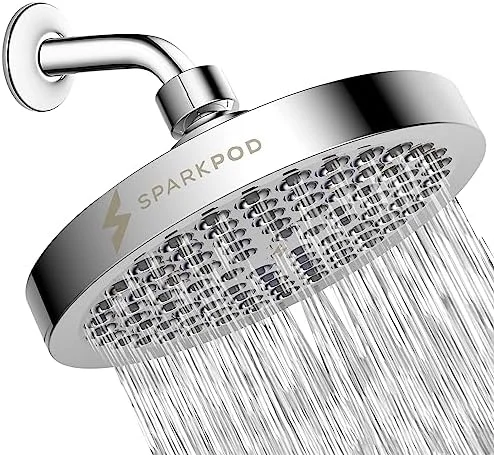 SparkPod Rain Shower Head side angle